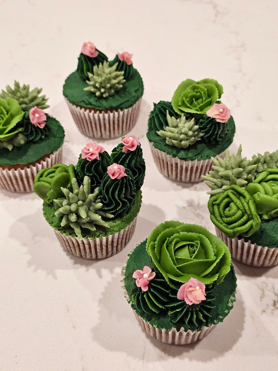 Cactus cupcakes