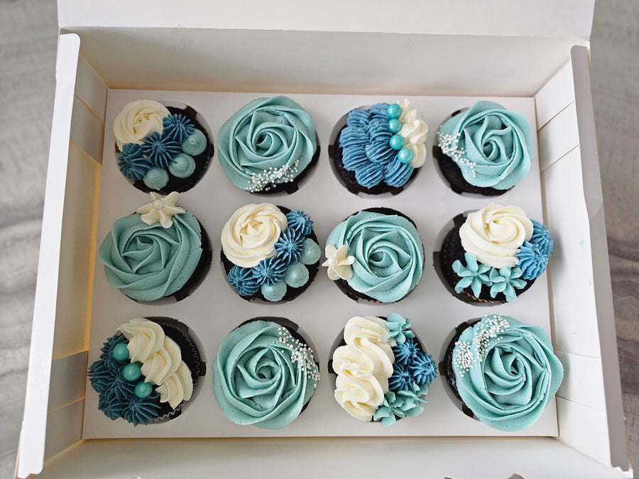 Dusty blue dozen